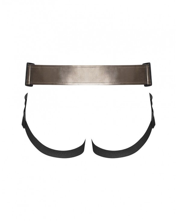 Трусики для страпону Strap-On-Me Leatherette Harness CURIOUS - 3