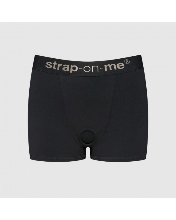 Шорты с фиксацией делдо Strap-On-Me Harness Lingerie Allure - L - Black
