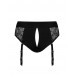 Мереживні труси для страпону з підв'язками для панчох Strap-On-Me DIVA HARNESS - XL - 3