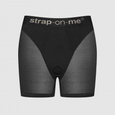 Шорти з фіксацією ділдо Strap-On-Me Harness Lingerie Halo - M - Black