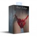 Трусики Серце для страпону Feral Feelings - Hearts Strap-on Belt Red Trasparent - 3