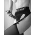 Труси для страпону з підв'язками для панчох Strap-On-Me REBEL HARNESS - S - 12