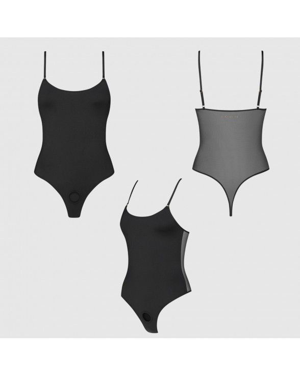 Боді з фіксацією ділдо Strap-On-Me Harness Body Signature - XS - Black - 1