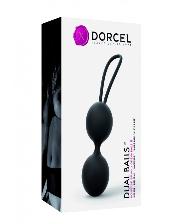 Вагинальные шарики Dorcel Dual Balls Black - 2