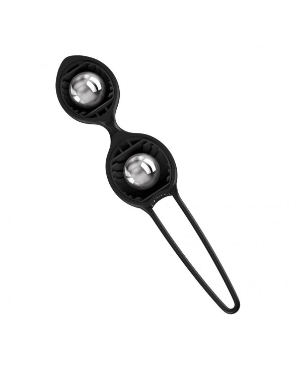 Вагінальні кульки Fun Factory SMARTBALLS DUO Black - 4