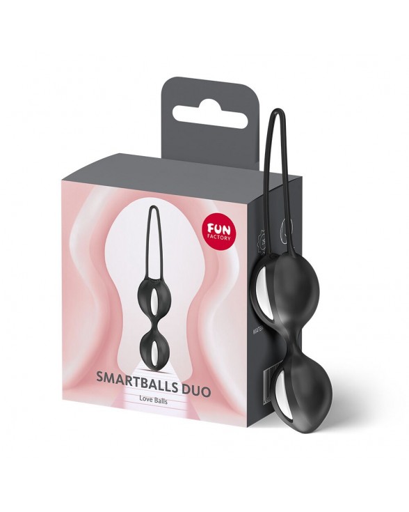 Вагінальні кульки Fun Factory SMARTBALLS DUO Black - 6