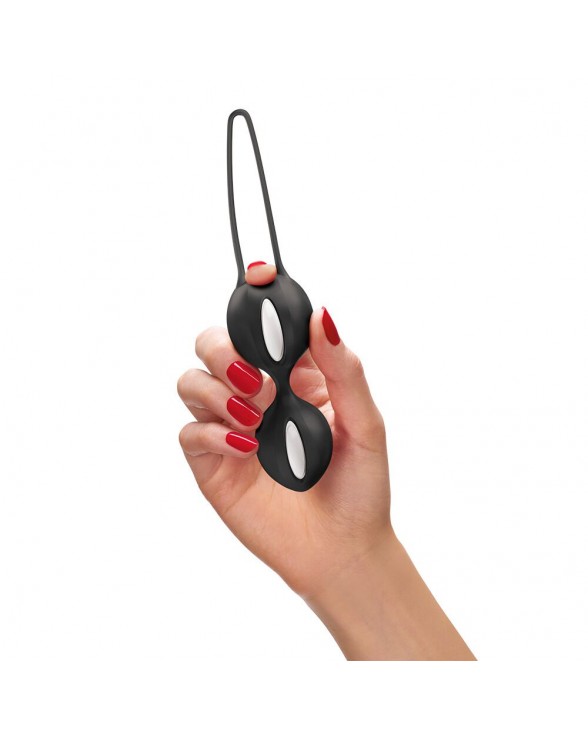 Вагінальні кульки Fun Factory SMARTBALLS DUO Black - 5