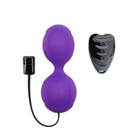 Вагинальные шарики с вибрацией Adrien Lastic Kegel Vibe Purple