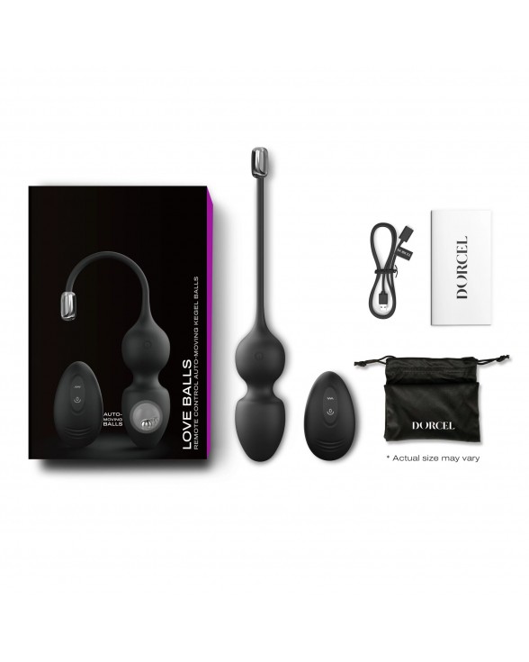 Вагінальні кульки Dorcel LOVE BALLS BLACK - 5
