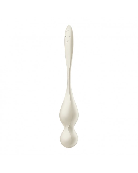 Вагінальні кульки з вібрацією Satisfyer Love Birds 1 Connect App White - 3