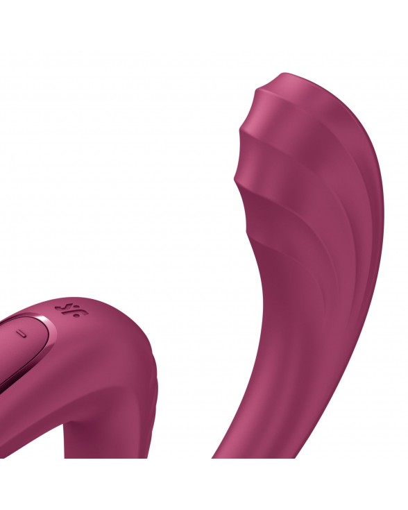 Вагінально-кліторальний вібратор Satisfyer G for Goddess 3 Wine Red - 3
