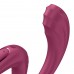 Вагінально-кліторальний вібратор Satisfyer G for Goddess 3 Wine Red - 3