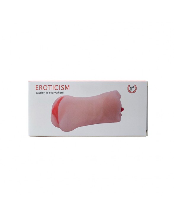 Двухсторонний мастурбатор Men Powerup Eroticism: вагина и ротик - 7