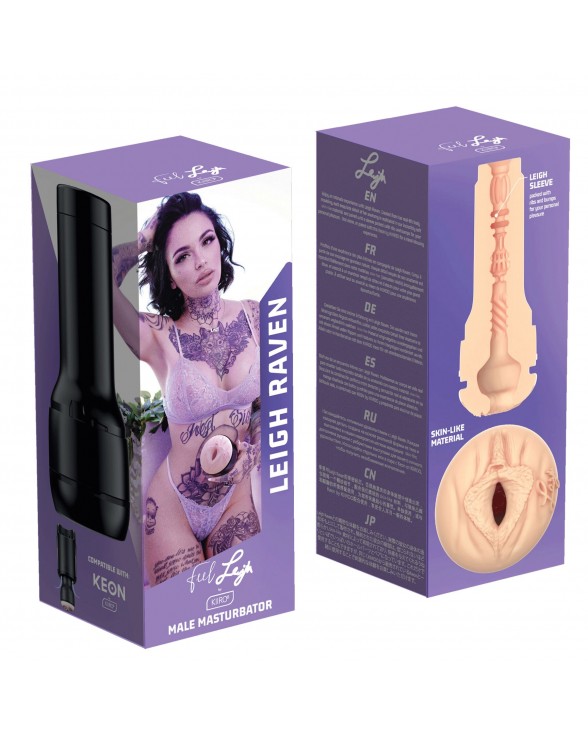 Мастурбатор копія вагіни порнозірки Kiiroo Feel Leigh Raven - 8