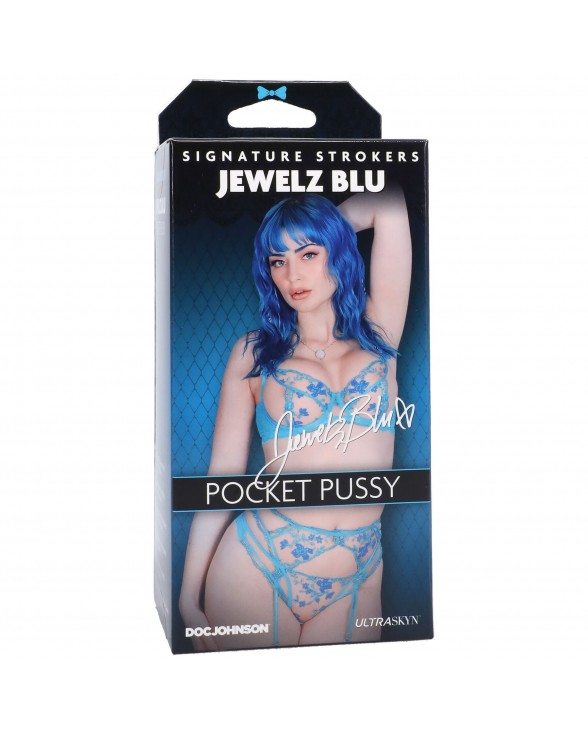 Мастурбатор-вагіна Doc Johnson Jewelz Blu - 5