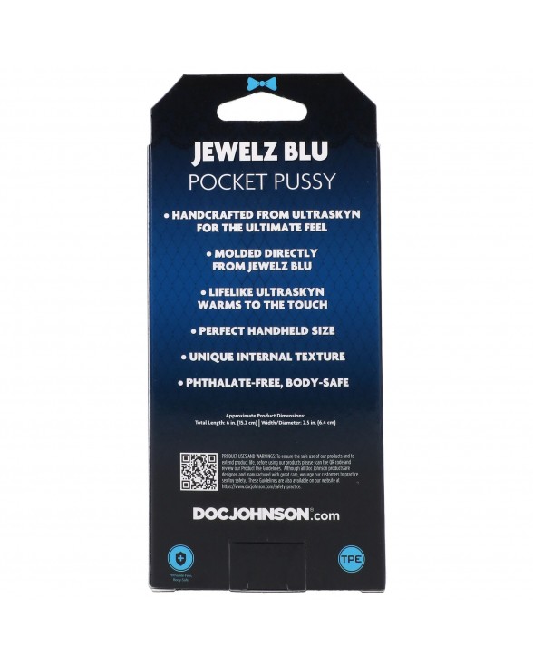 Мастурбатор-вагіна Doc Johnson Jewelz Blu - 6