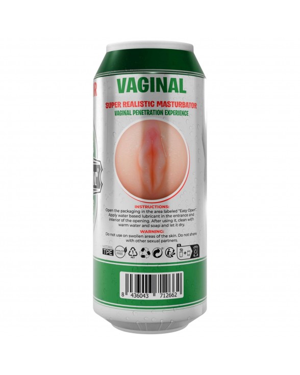 Мастурбатор-вагіна у вигляді банки пива Alive Heineken Vagina II - 6
