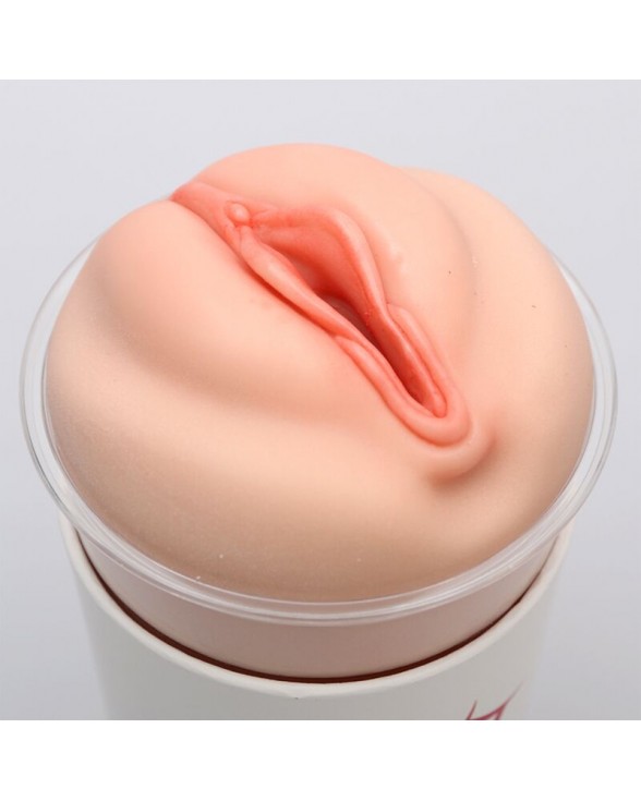Мастурбатор-вагина Naked Factory Cup Sleeve V-2, сквозной - 4