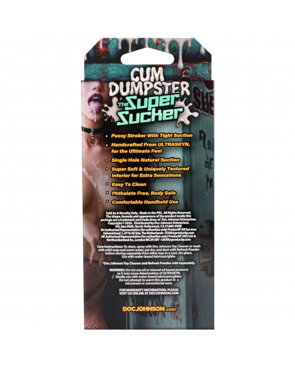Мастурбатор-вагіна Doc Johnson The Super Sucker Cum Dumpster - 6