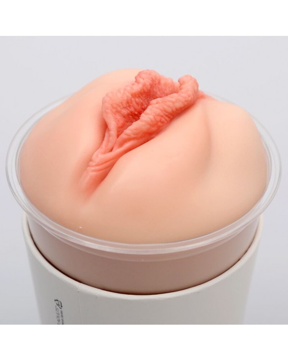 Мастурбатор-вагіна Naked Factory Cup Sleeve V–3, наскрізний - 3