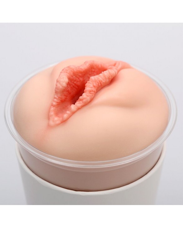 Мастурбатор-вагіна Naked Factory Cup Sleeve V–3, наскрізний - 4