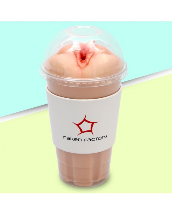 Мастурбатор-вагіна Naked Factory Cup Sleeve V–3, наскрізний - 7
