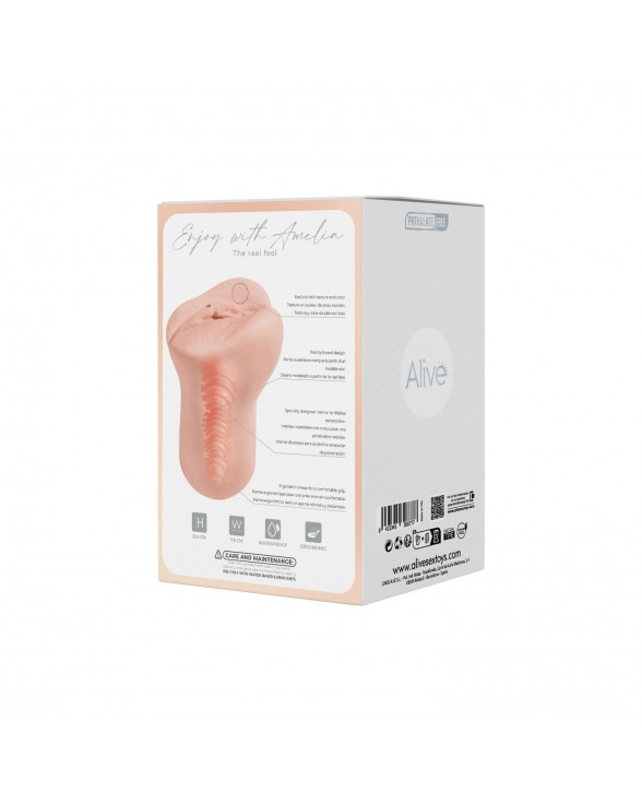 Мастурбатор вагіна Alive Amelia Super Realistic Masturbator S Flesh - 7