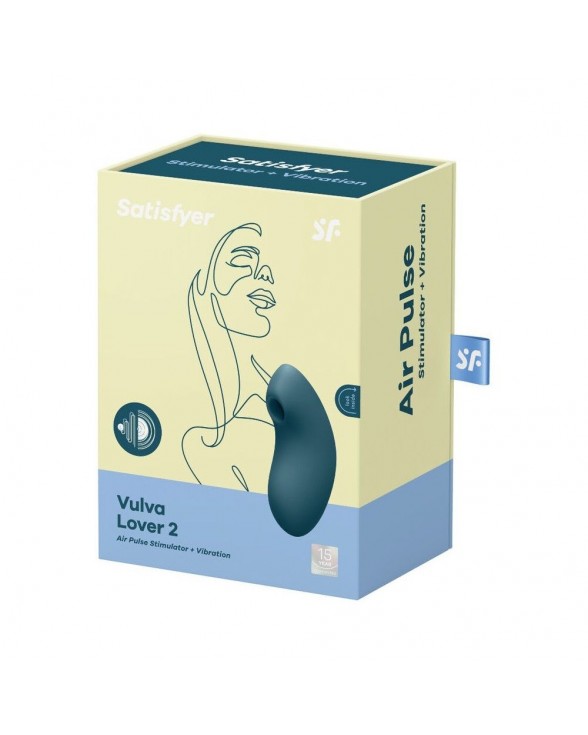 Вакуумный вибратор Satisfyer Vulva Lover 2 Blue - 3