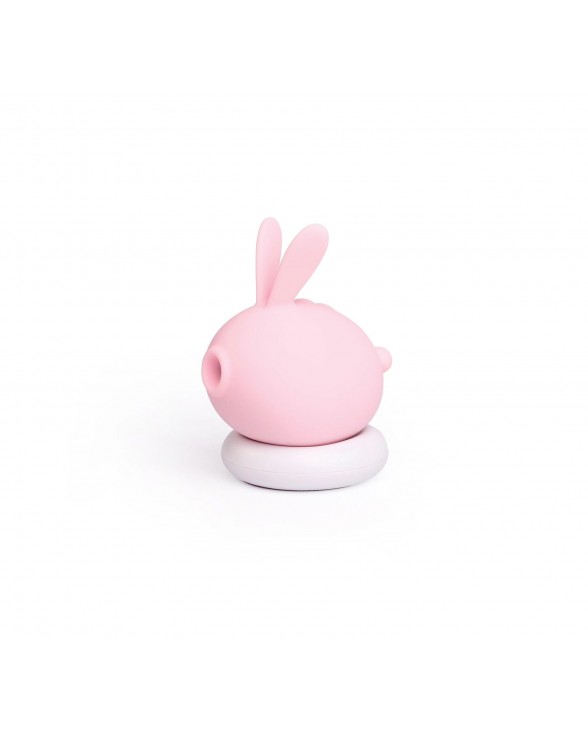 Вакуумный клиторальный стимулятор с вибрацией KISTOY Too Simple Pink