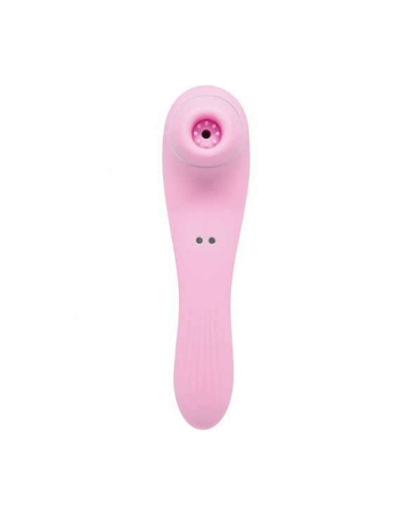 Вакуумний стимулятор з вібрацією Wooomy Smoooch Pink Clitoral Suction & Vibration - 1
