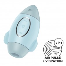 Вакуумний вібратор Satisfyer Mission Control Blue
