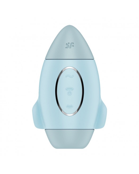 Вакуумний вібратор Satisfyer Mission Control Blue - 1