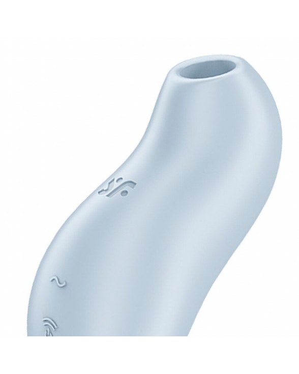 Вакуумный клиторальный стимулятор Satisfyer Pocket Pro 1 Blue - 3