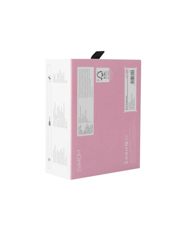 Вакуумний кліторальний стимулятор Svakom Pulse Pure Pale Pink - 8