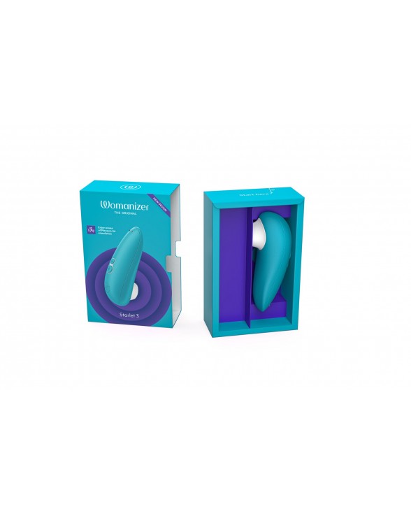 Вакуумний кліторальний стимулятор Womanizer Starlet 3 TURQUOISE - 4