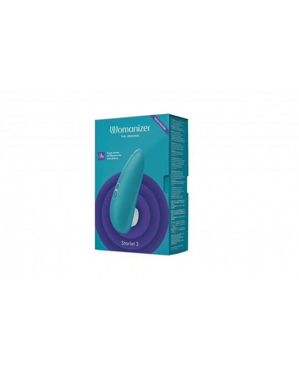 Вакуумний кліторальний стимулятор Womanizer Starlet 3 TURQUOISE - 5