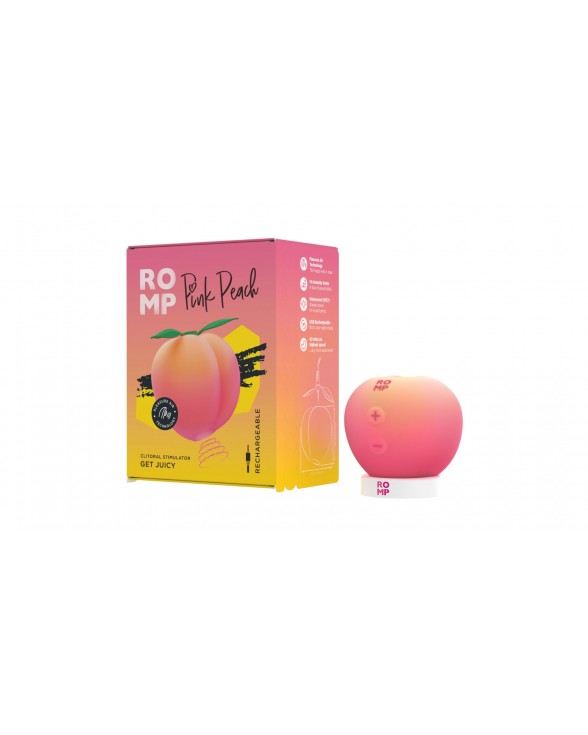 Вакуумний кліторальний стимулятор Romp Pink Peach - 15