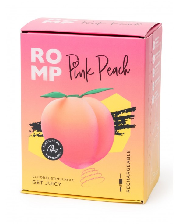 Вакуумний кліторальний стимулятор Romp Pink Peach - 16