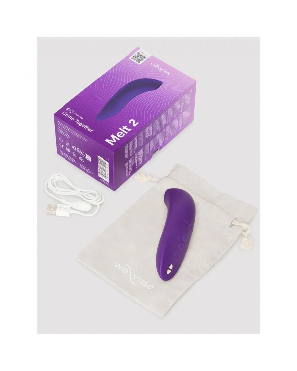 Вакуумный смарт-стимулятор для пар We-Vibe Melt 2 Purple - 15