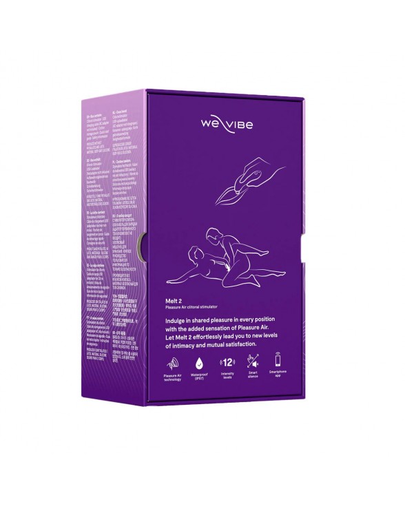 Вакуумный смарт-стимулятор для пар We-Vibe Melt 2 Purple - 13