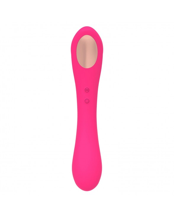 Вібратор та вакуумний кліторальний стимулятор 2-в-1 Alive Quiver Magenta Pink - 3