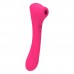 Вібратор та вакуумний кліторальний стимулятор 2-в-1 Alive Quiver Magenta Pink - 2