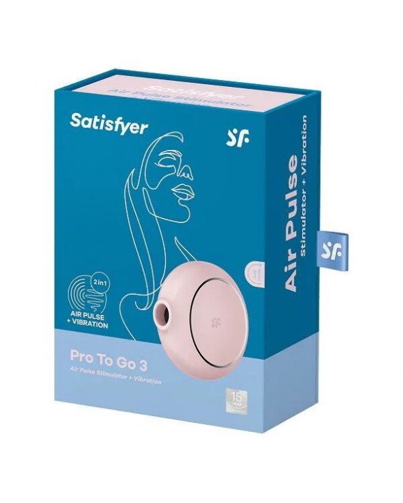Вакуумный стимулятор Satisfyer Pro To Go 3 Rose - 5