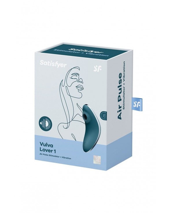 Вакуумный вибратор Satisfyer Vulva Lover 1 Blue - 4