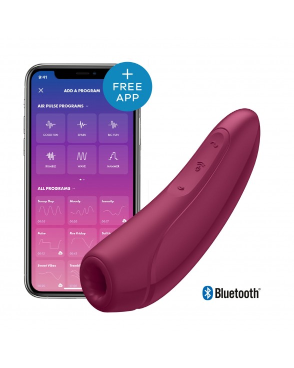 Вакуумний кліторальний стимулятор Satisfyer Curvy 1+ Rose Red