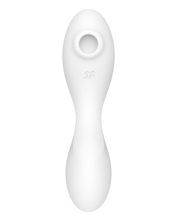 Вакуумний смарт-стимулятор із вібрацією Satisfyer Curvy Trinity 5 (White) - 1