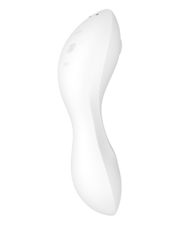 Вакуумний смарт-стимулятор із вібрацією Satisfyer Curvy Trinity 5 (White) - 5