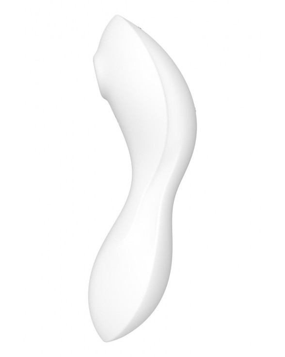 Вакуумний смарт-стимулятор із вібрацією Satisfyer Curvy Trinity 5 (White) - 3