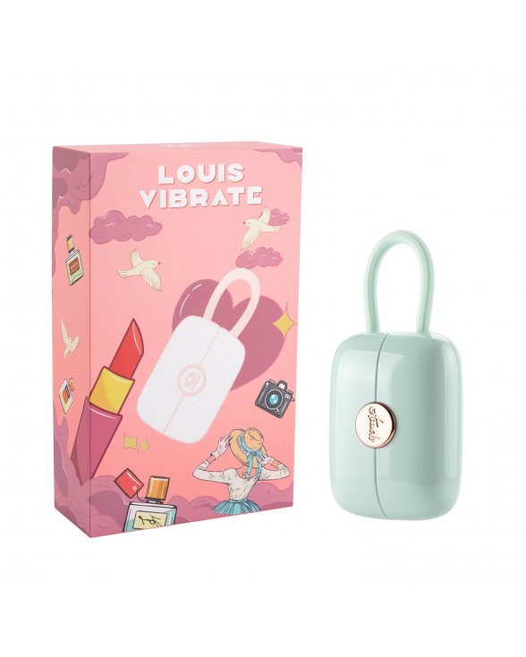 Вакуумный клиторальный стимулятор Otouch Louis Vibrate Teal с виброяйцем - 8
