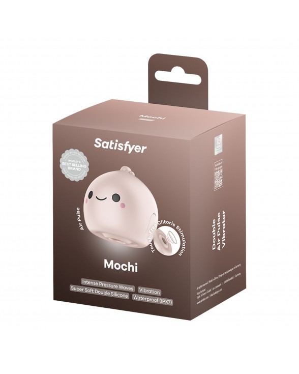 Вакуумний кліторальний стимулятор Satisfyer Mochi Beige - 4